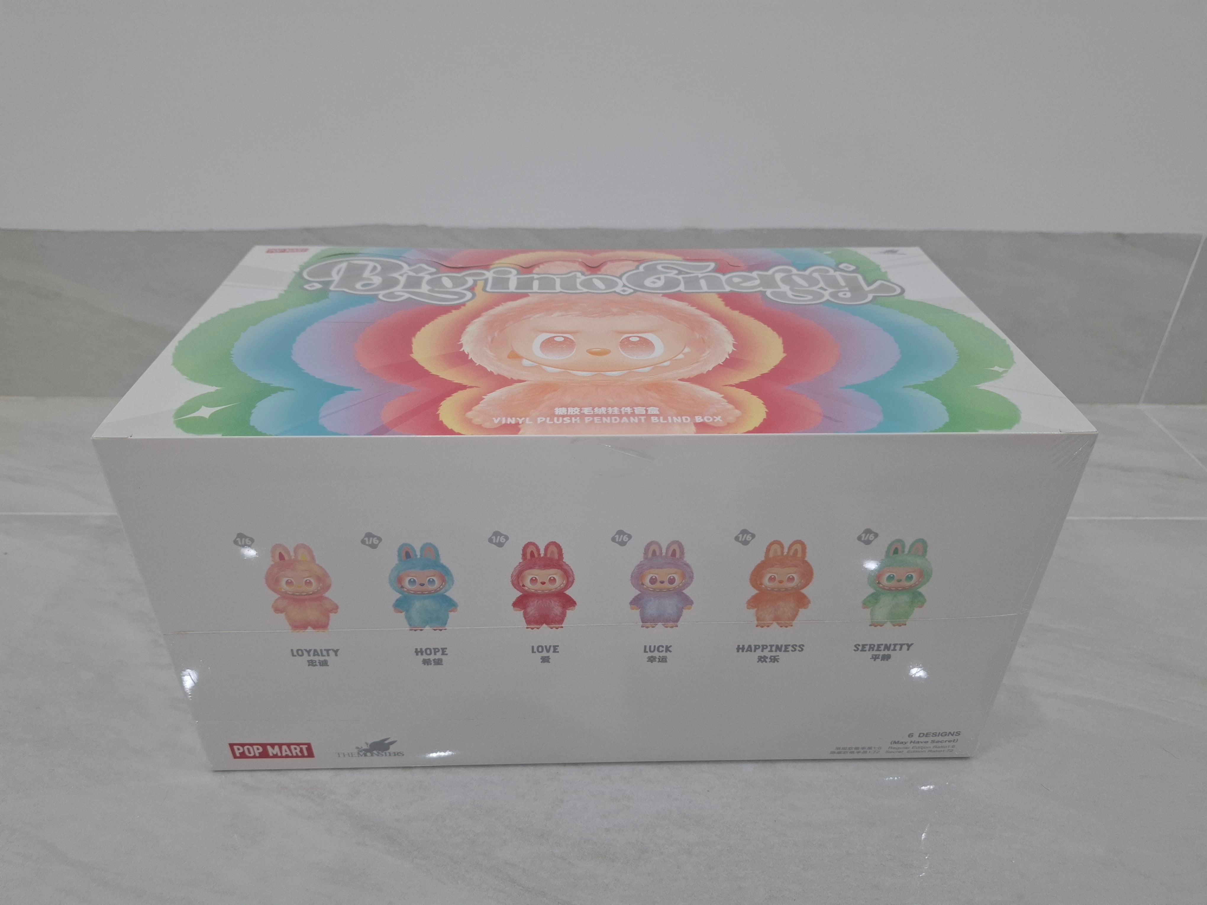 THE MONSTERS Big into Energy Series - Vinyl Plush Pendant Whole