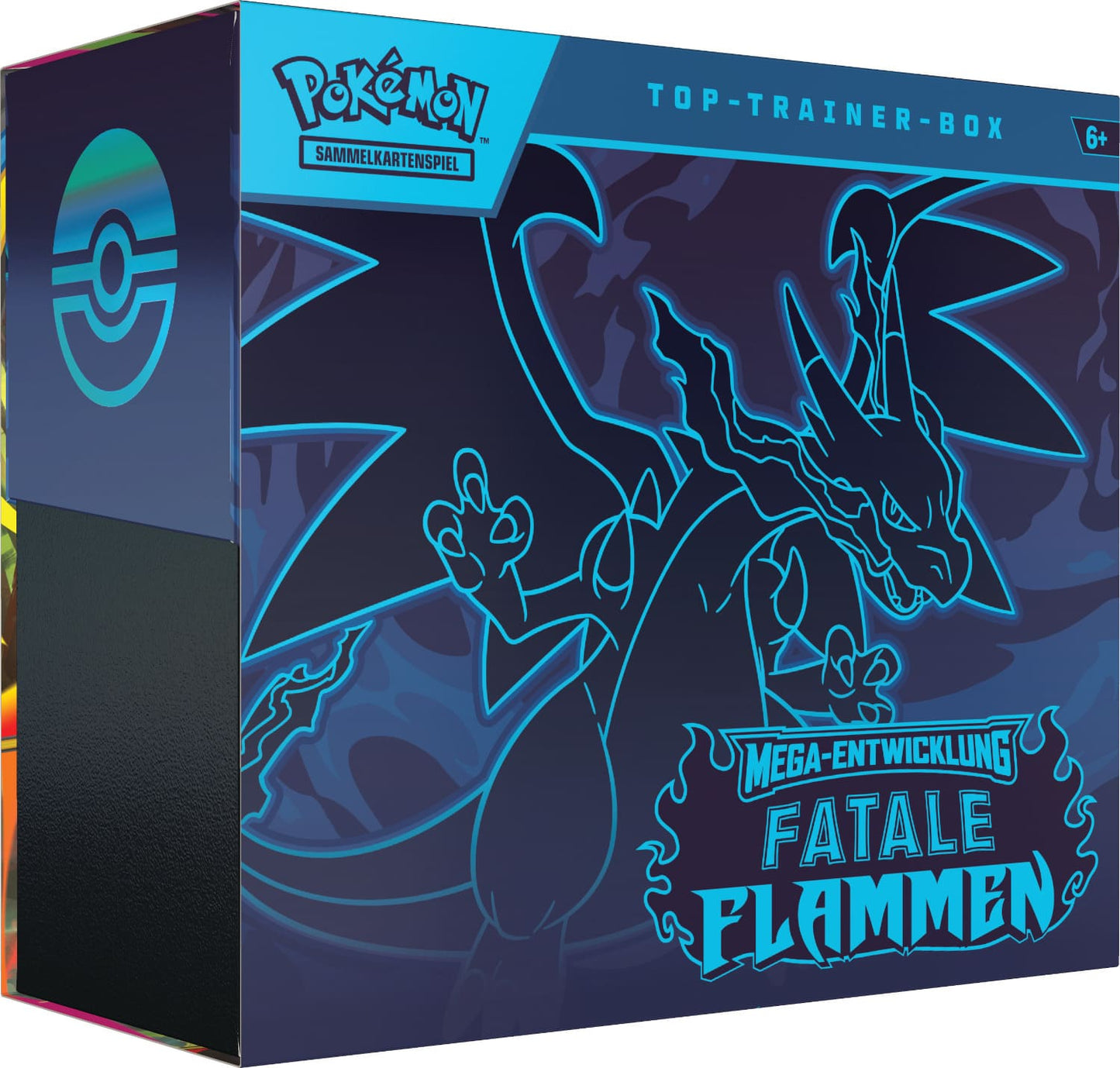 Pokémon-Sammelkartenspiel: Top-Trainer-Box Mega-Entwicklung – Fatale Flammen
